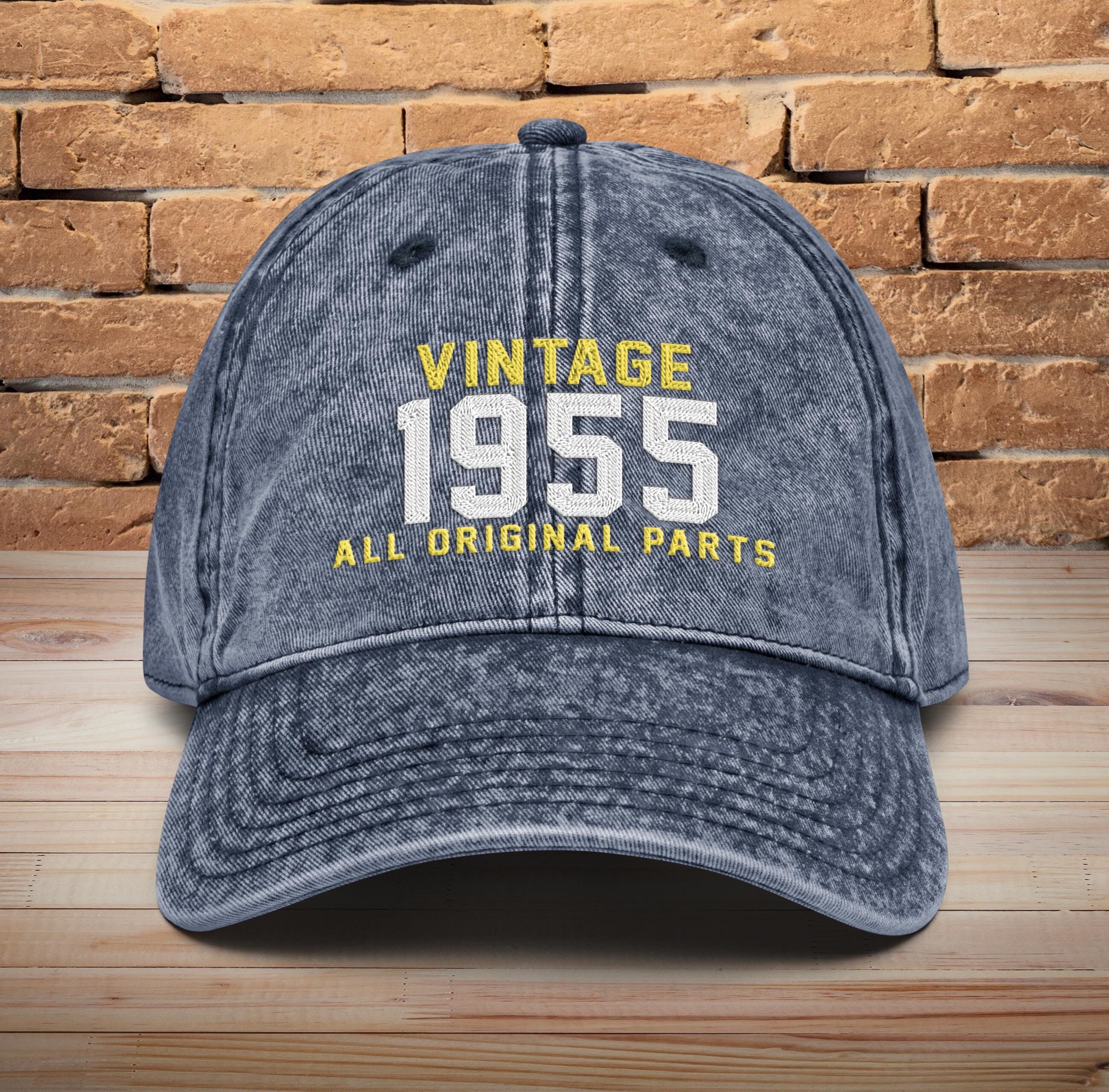 Funny Embroidered Vintage 30th 40th 50th 60th 70th 80th 90th Birthday Gifts Baseball Caps Vintage Hat For Men Women, 40th, One Size