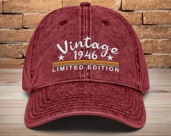 10th Anniversary Embroidered Hat: Retro Vintage Level 10 Complete