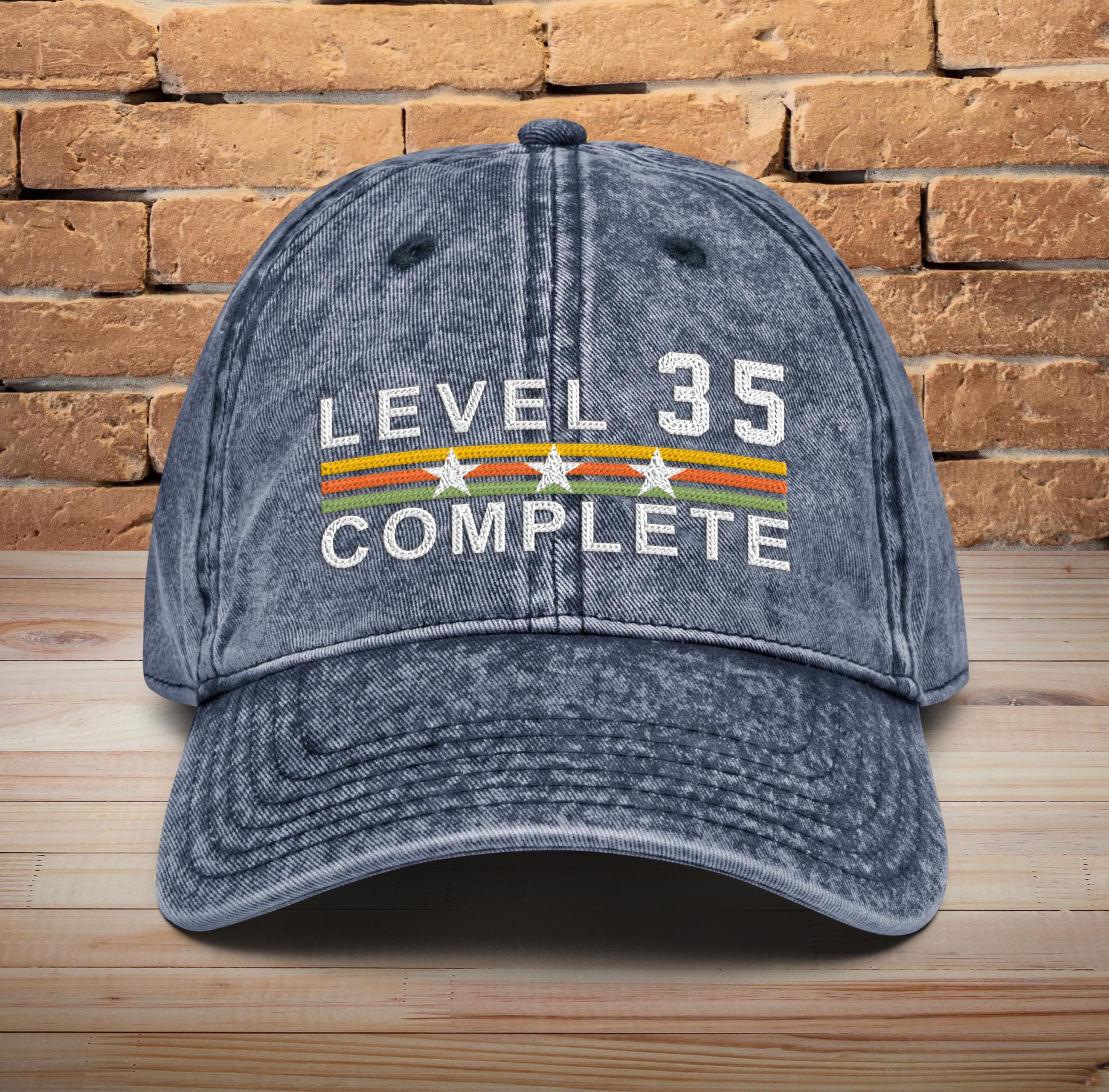35th Anniversary Hat: Retro Embroidered Vintage Cap - Etsy