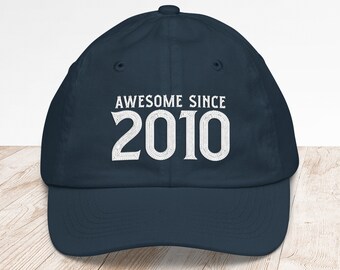 13th Birthday Baseball Cap • Since 2010 Embroidered Cotton Twill