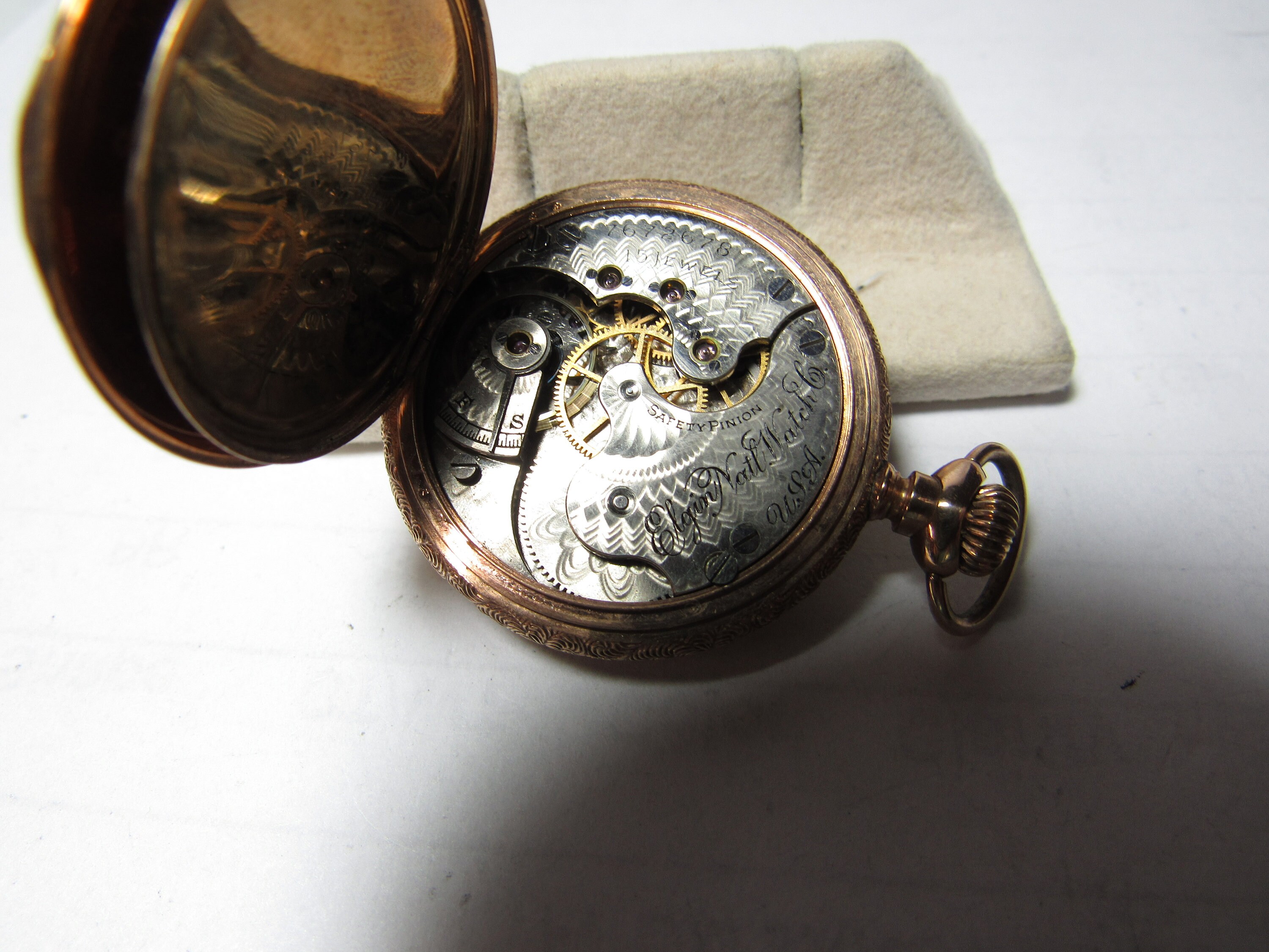 1899 Elgin FANCY Dial Pocket Watch O Size Model 1 15 Jewel Etsy Canada