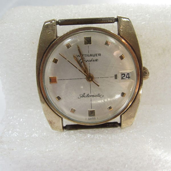 Wittnauer Geneve Automatic Wrist Watch with Date/ RUNS