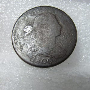 United States Copper Large Cent 1800 Good DETAILS