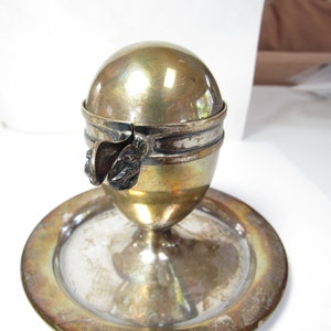 Antique Sterling Silver Egg Topper / Cutter 1911 in Antique Silver