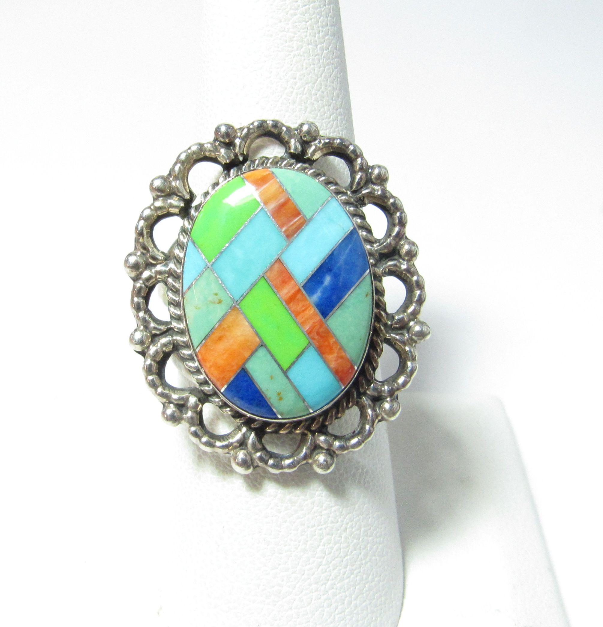 Running bear turquoise ring - Etsy 日本