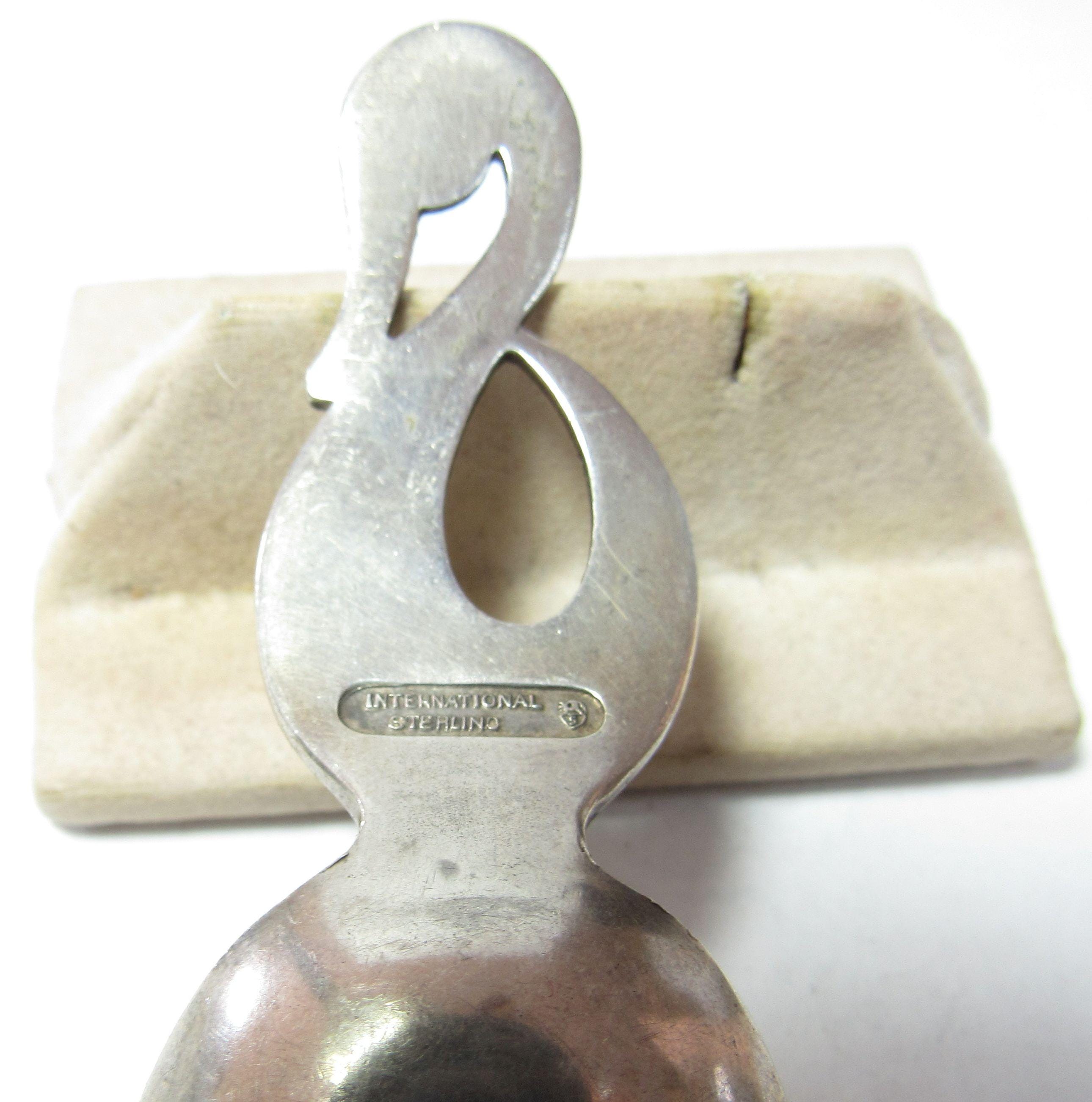 ヴィンテージ チャイルド用 スターリングシルバー スワン