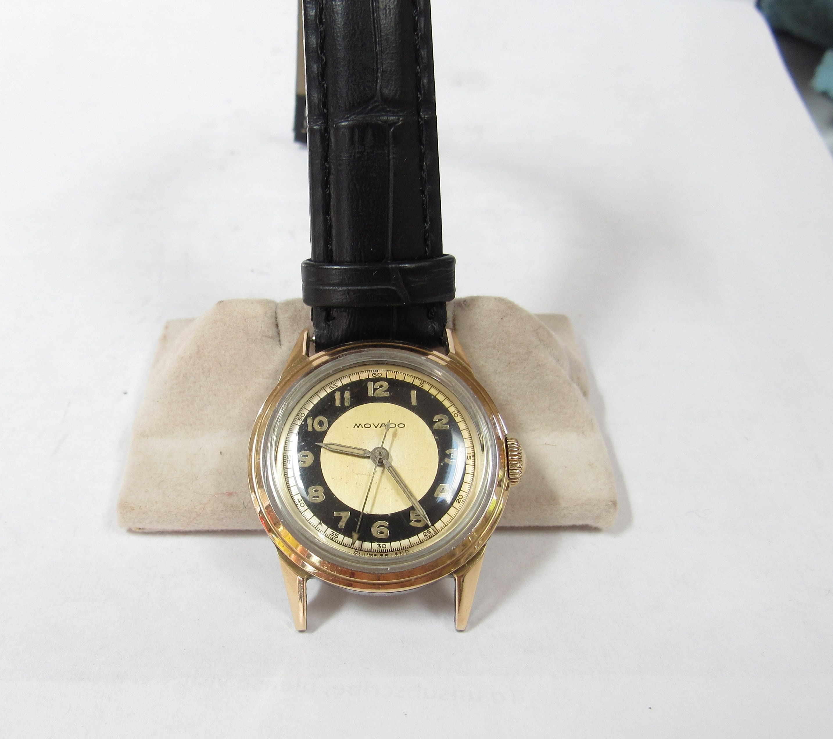 MOVADO　腕時計　ヴィンテージ Vintage Movado Kingmatic Pink Gold Top/cap 28 Jewel Automatic