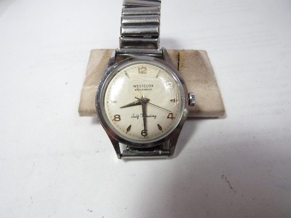 Vintage westclox wrist clearance watch
