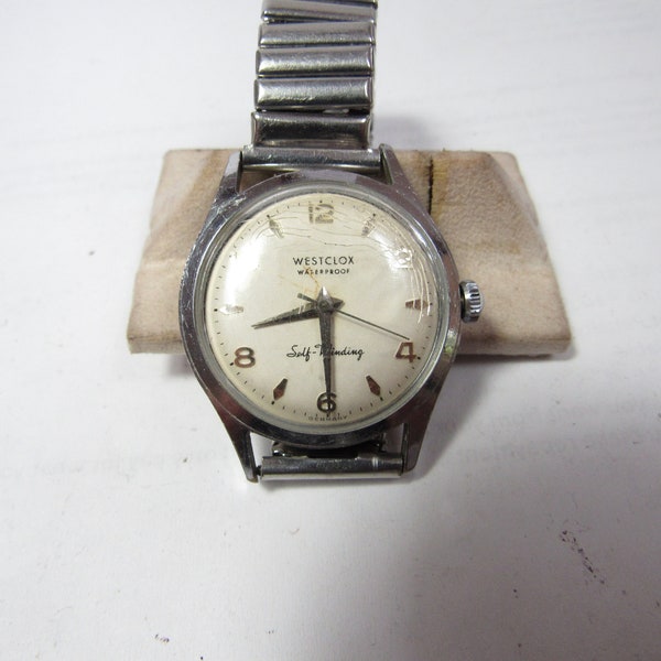 Vintage Westclox Self Winding 1960s Working WRISTWATCH Made in Germany model 780