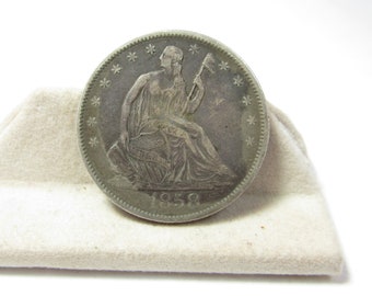 Seated Liberty 1858 O Silver Half Dollar united States Coin Choice XF