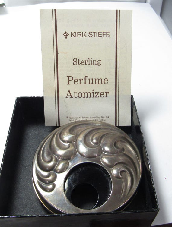 Solid Sterling SILVER Perfume Atomizer by Kirk St… - image 1