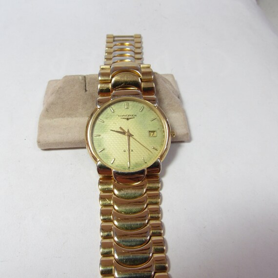 Vintage Longines QWR Swiss Made Wrist Watch Gold Plat… Gem