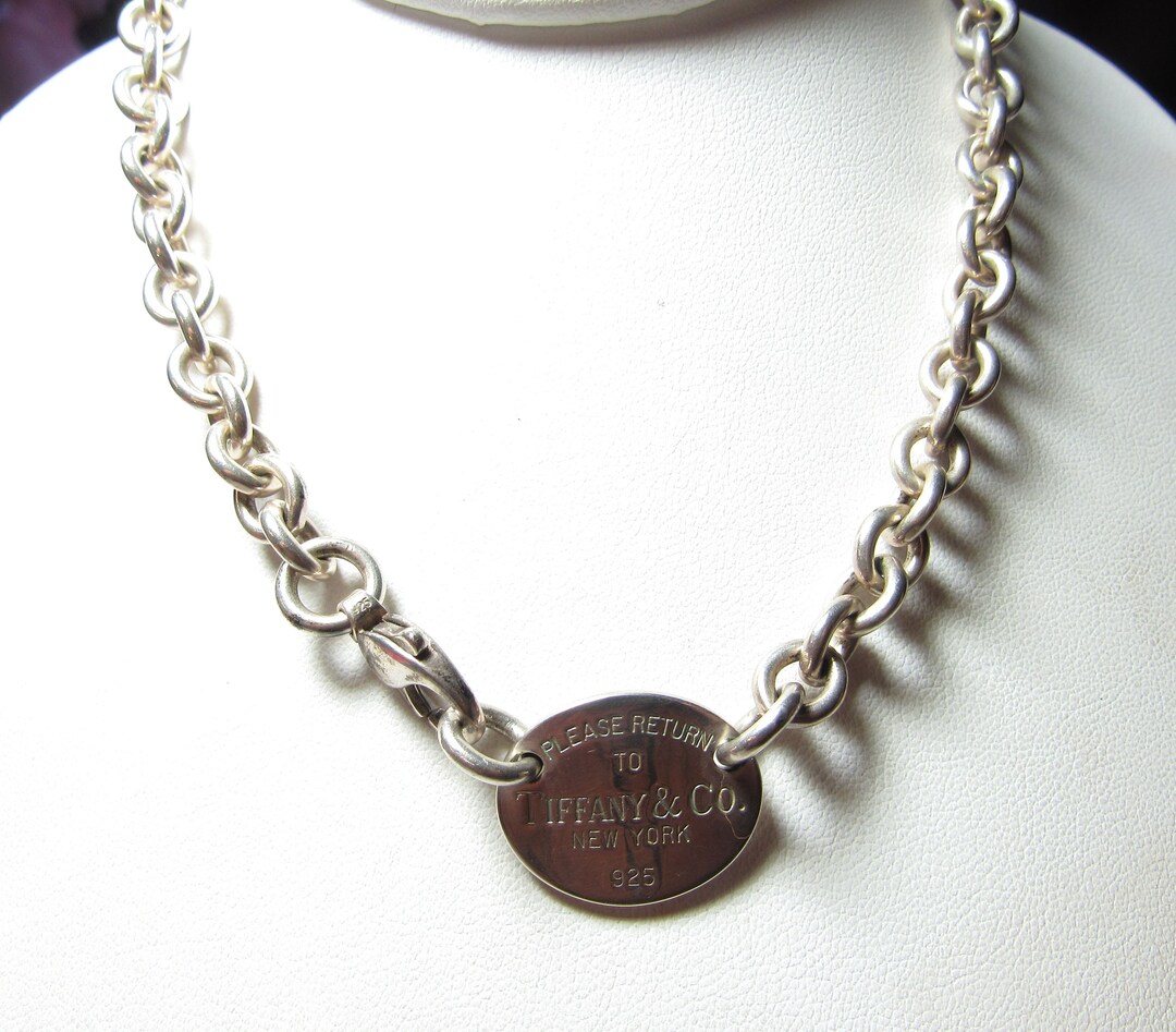 Original Tiffany & Co Sterling SILVER Link Chain / Necklace With