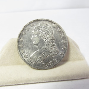 United States 1832 Caped Bust Half Dollar SILVER COIN AU