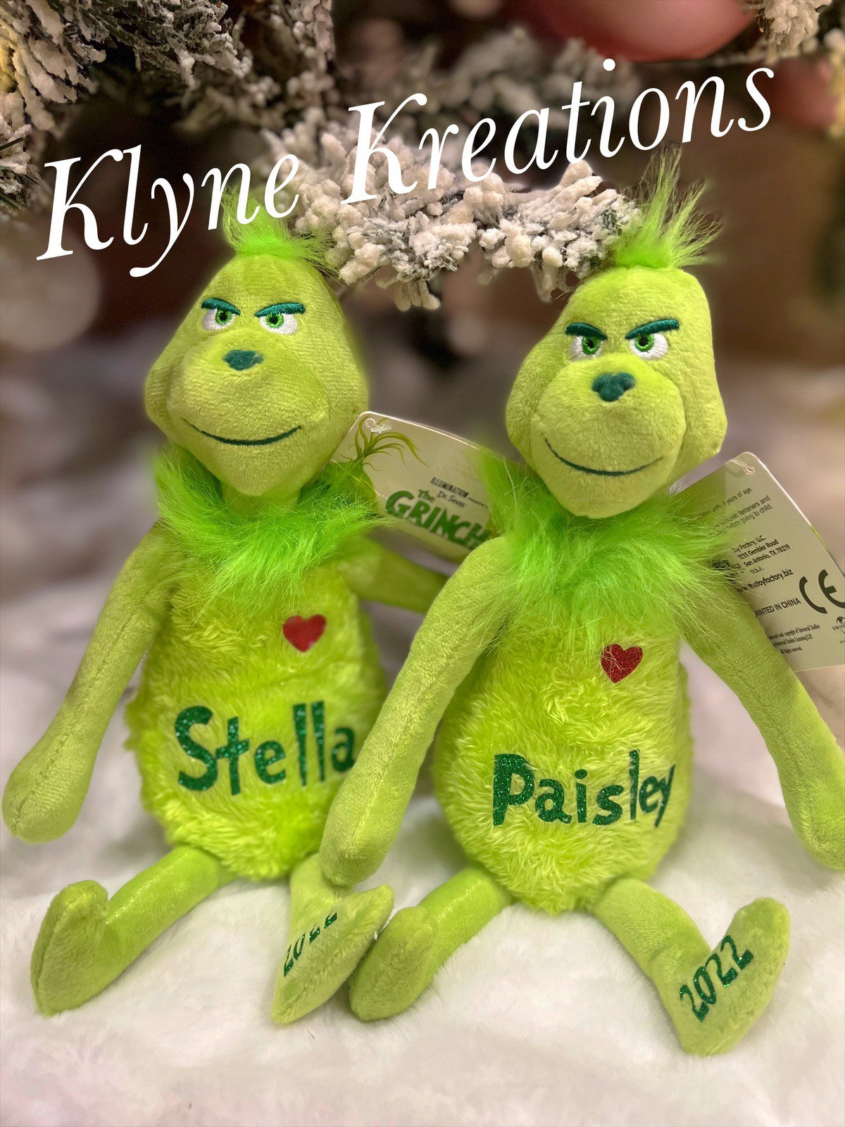 Personalized Grinch Plush Grinch Doll Grinch Plush Green Guy Etsy