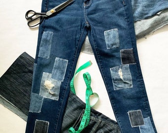custom made denim jeans