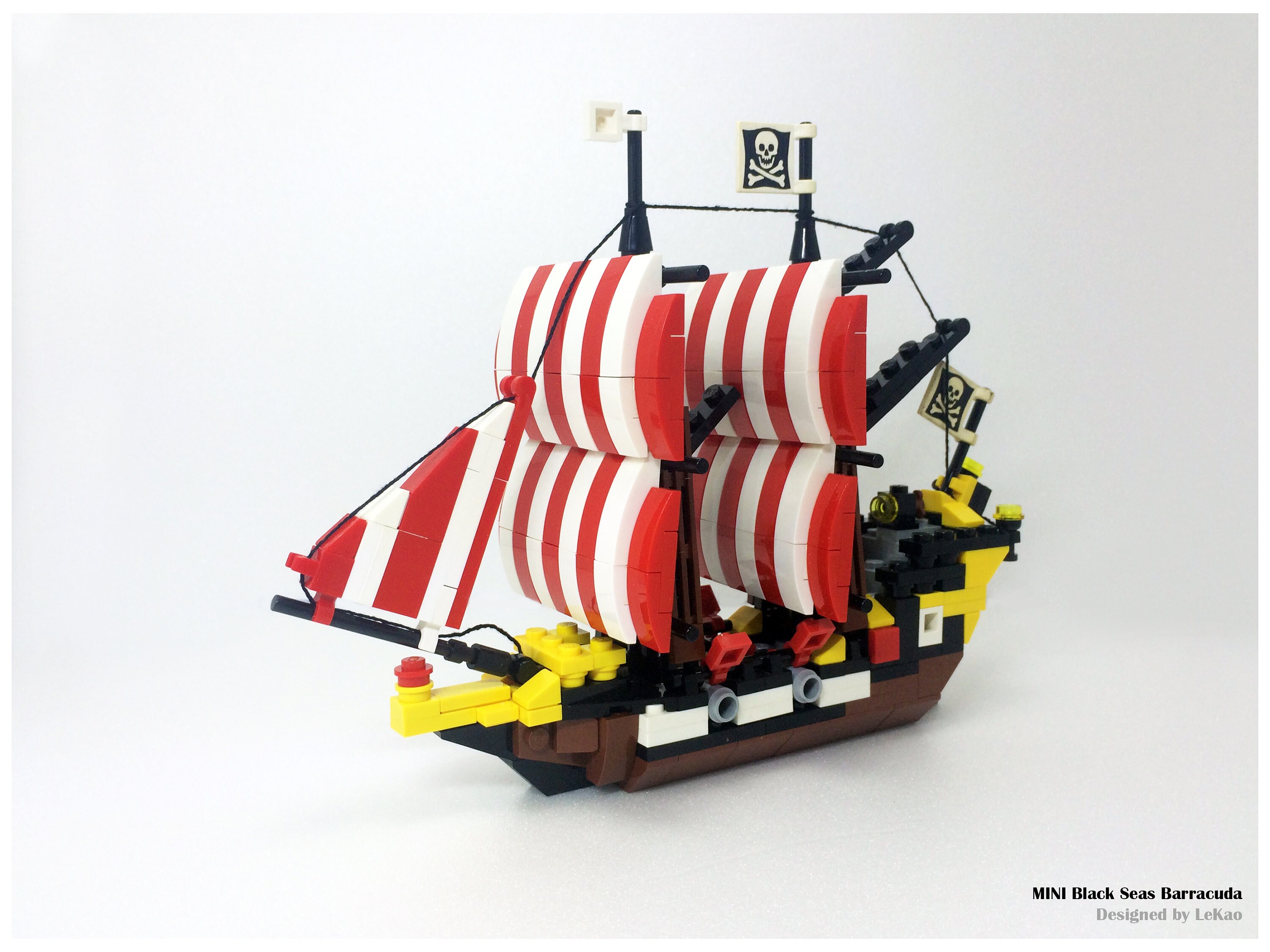 Mini Black Sea Barracuda Instructions PDF Bricklink XML File Included Etsy