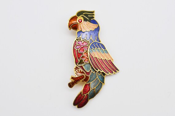 Parrot Brooch