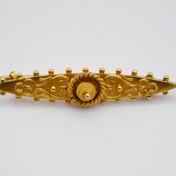 Victorian 15 Carat Gold Brooch