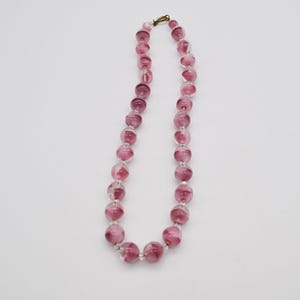 Vintage 1980 Vtg Swarovski Savvy‎ Faux Pearl Beaded Pink Purple Crystal 15\