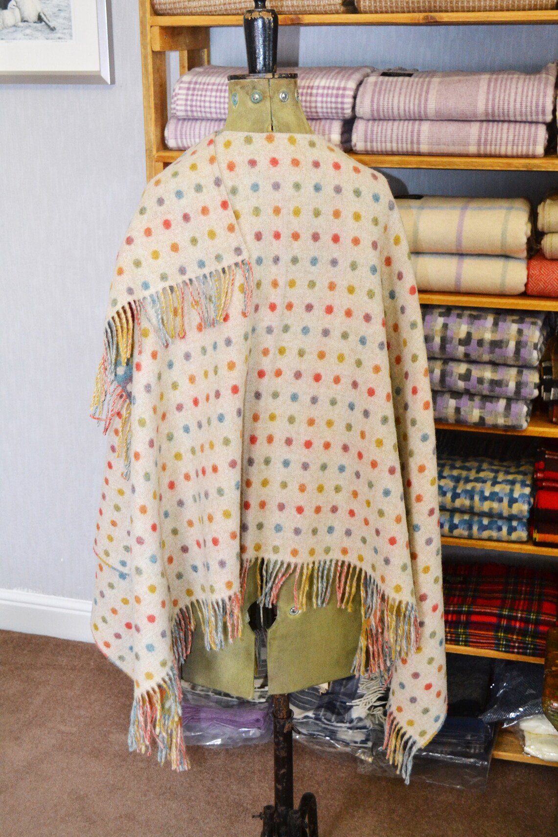 Merino wool wrap mid length Etsy