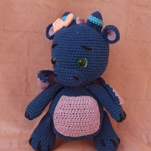 Pattern Dragon Flare Amigurumi toy Pattern PDF English US Terms