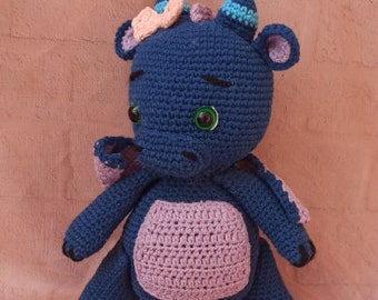 Pattern Dragon Flare Amigurumi toy Pattern PDF English US Terms