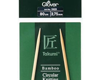 Clover / Bamboo Circular Knitting Needles Takumi 80cm/3.75mm, 3928