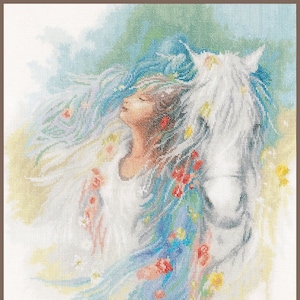 LanArte (the Art of Stitching) / PN-0178401 &quot;Thoughts&quot; by ©Willem Haenraets / Cross Stitch Kit