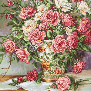 Luca-S / B603 Posies for the Princess, © Barbara Mock / Cross Stitch Kit