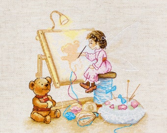B212 Luca-S Counted Cross Stitch Kit Grapes