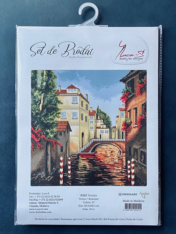 Luca-s / B202 Venice / Cross Stitch Kit - Etsy