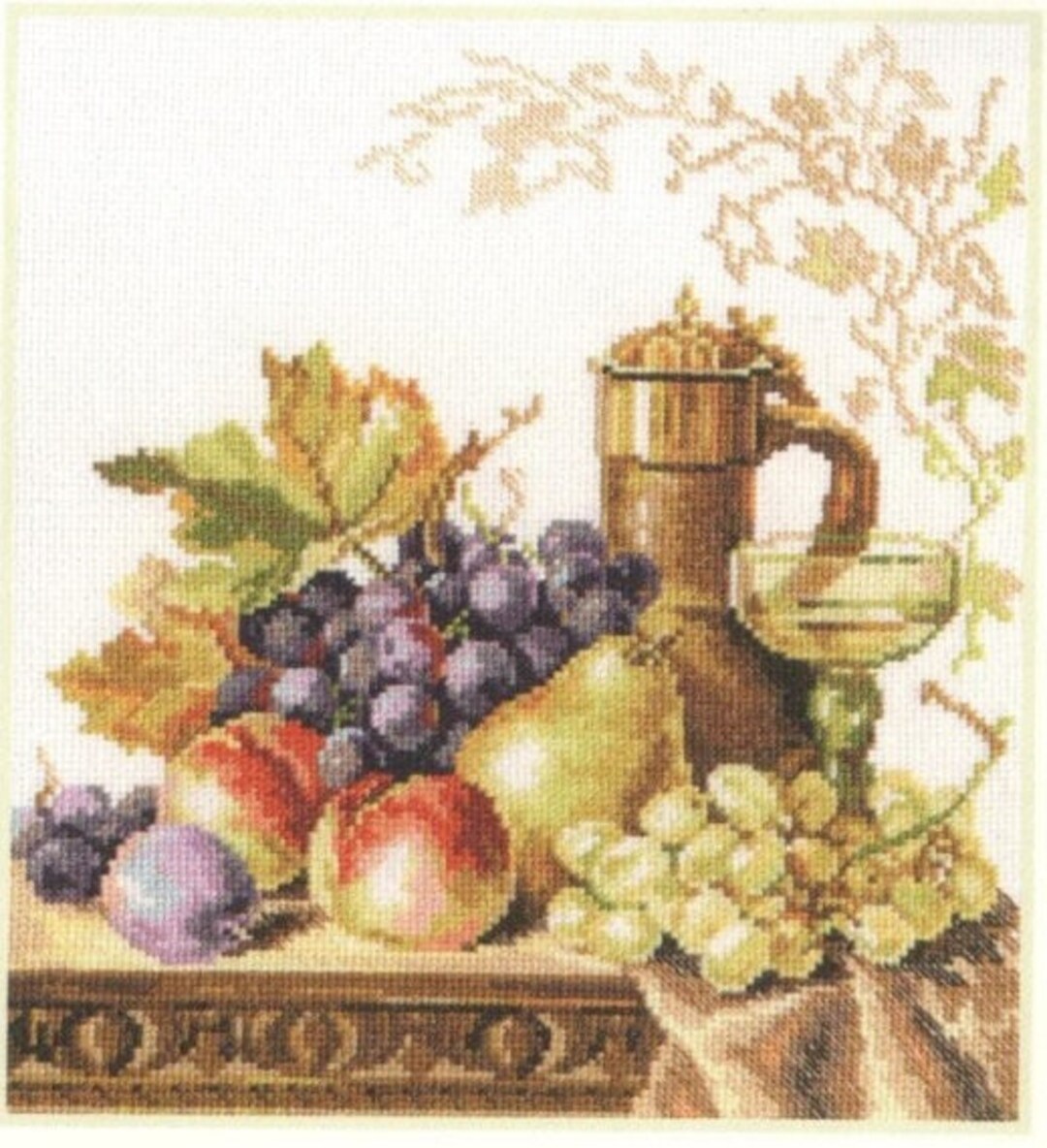 クロスステッチ キット【ALISA】Sunny Still Life 5-11 Alisa / 5-11 SUNNY STILL LIFE, 24x27 Cm / Cross Stitch Kit - Etsy