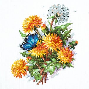 Magic Needle / 40-52 Dandelions, 19 x 25 cm / Cross Stitch Kit
