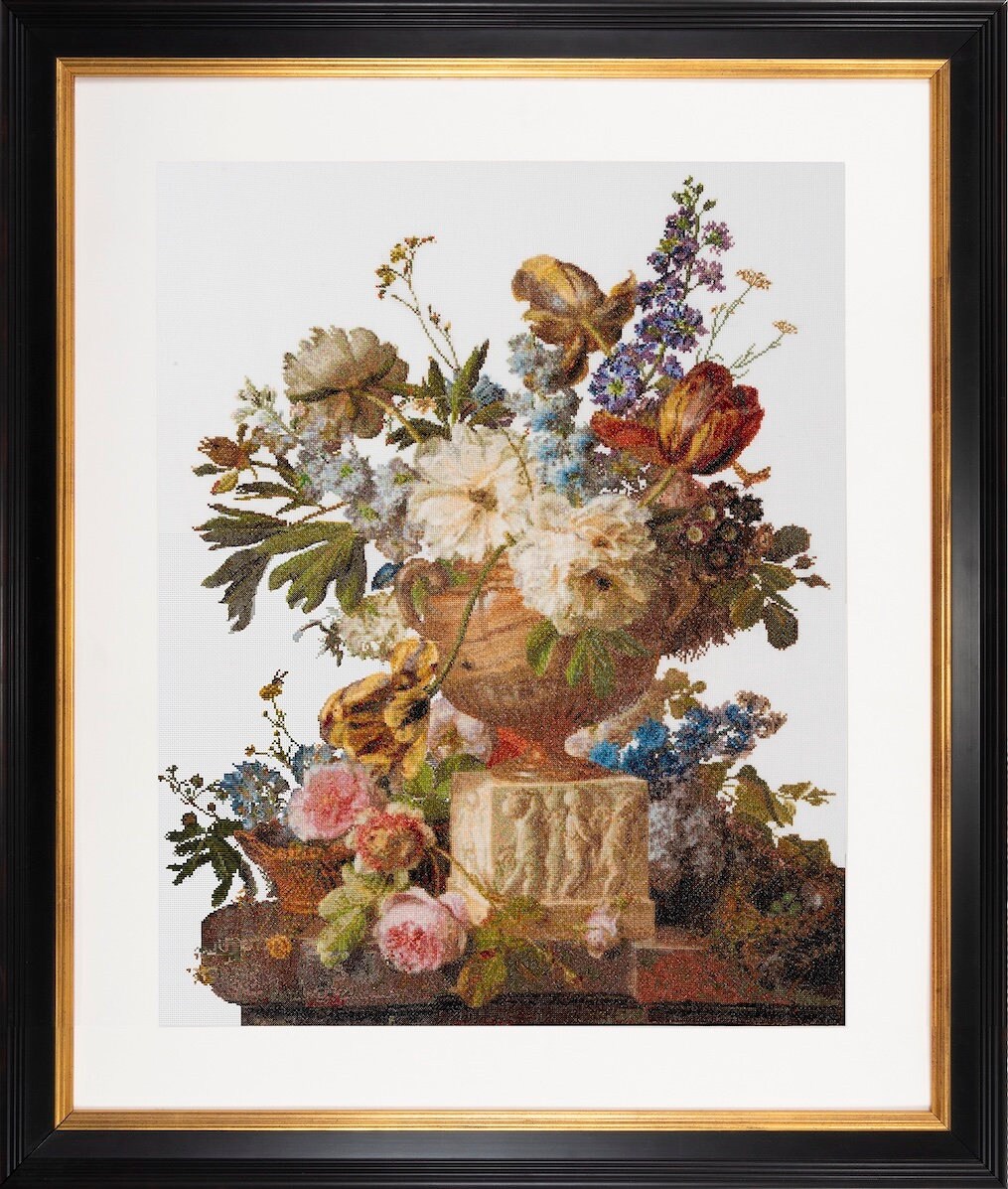 よっしー様イギリスヴィンテージ 大きな花の油絵 よっしー様イギリスヴィンテージ 大きな花の油絵