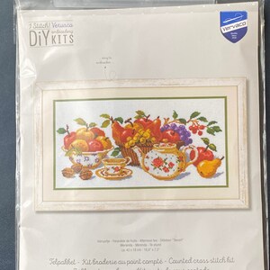 Vervaco Kreuzstichpackung Schwestern – Zählmuster Auf Aida-Stoff, 18x70 Cm, Inkl. Garn & Nadel