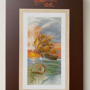 A Sailboat Cross Stitch Pattern, code ZW-003 Zephyr witch | Buy online on