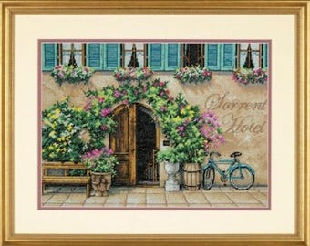 Kit Point De Croix Dimensions USA Garden Door – Vintage 2003 – Neuf – Thème Jardin Chat