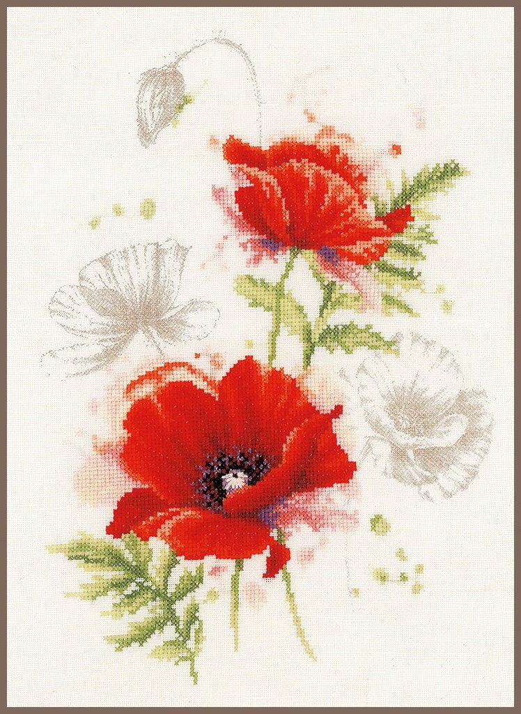 Lanarte (the Art of Stitching) / PN-0196178 Poppies / Cross Stitch