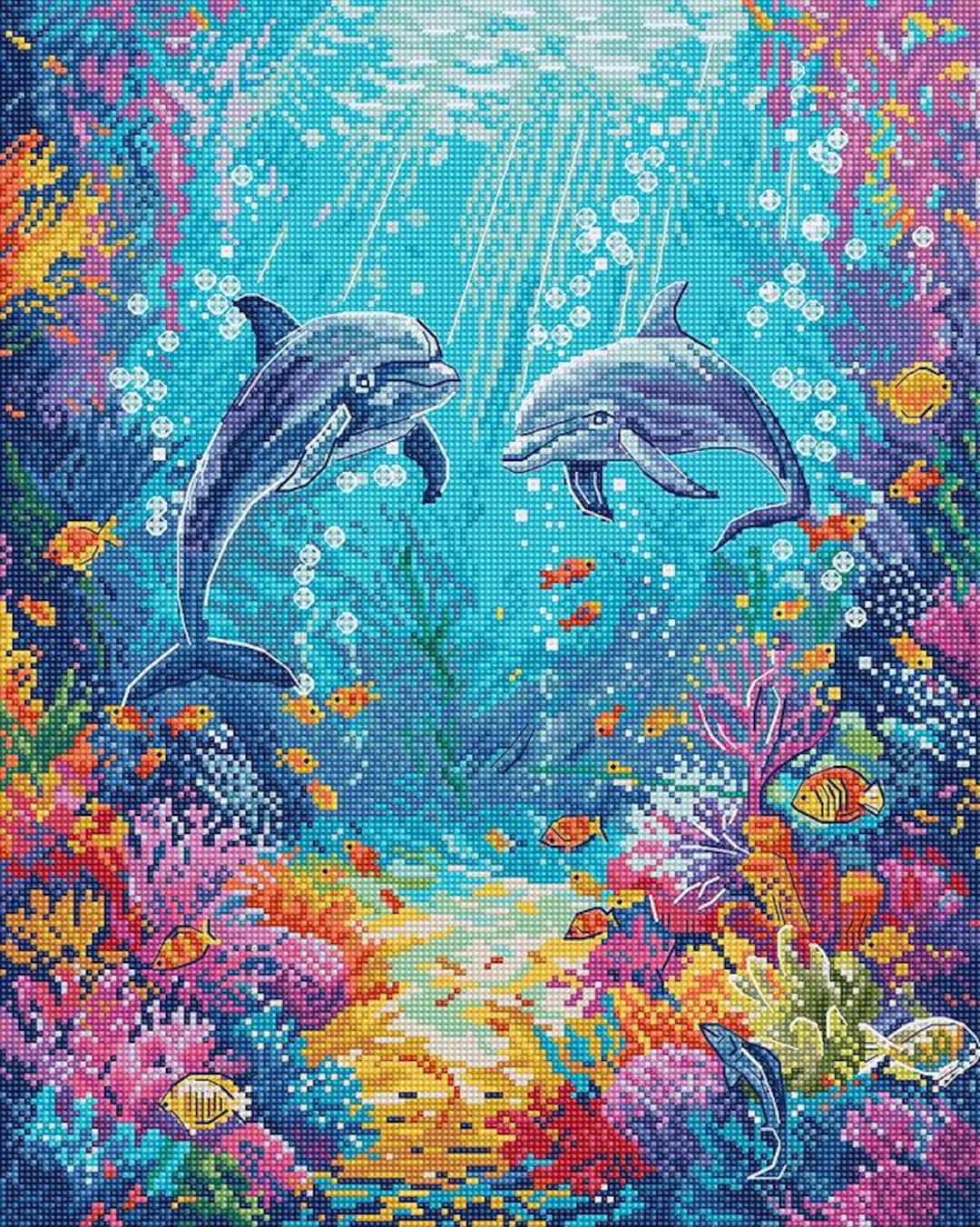 Letistitch / L9911 Sea Life / Cross Stitch Kit - Etsy