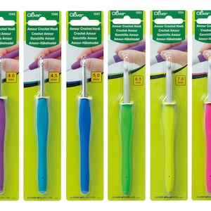 Clover / Amour Crochet Hook (4.00/4.50/5.00/6.50/7.00/8.00 mm)
