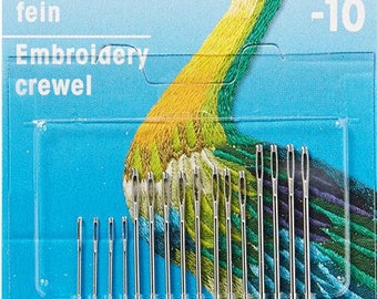 Needles / Prym_125543 Crewel needles, No. 5-10, assorted