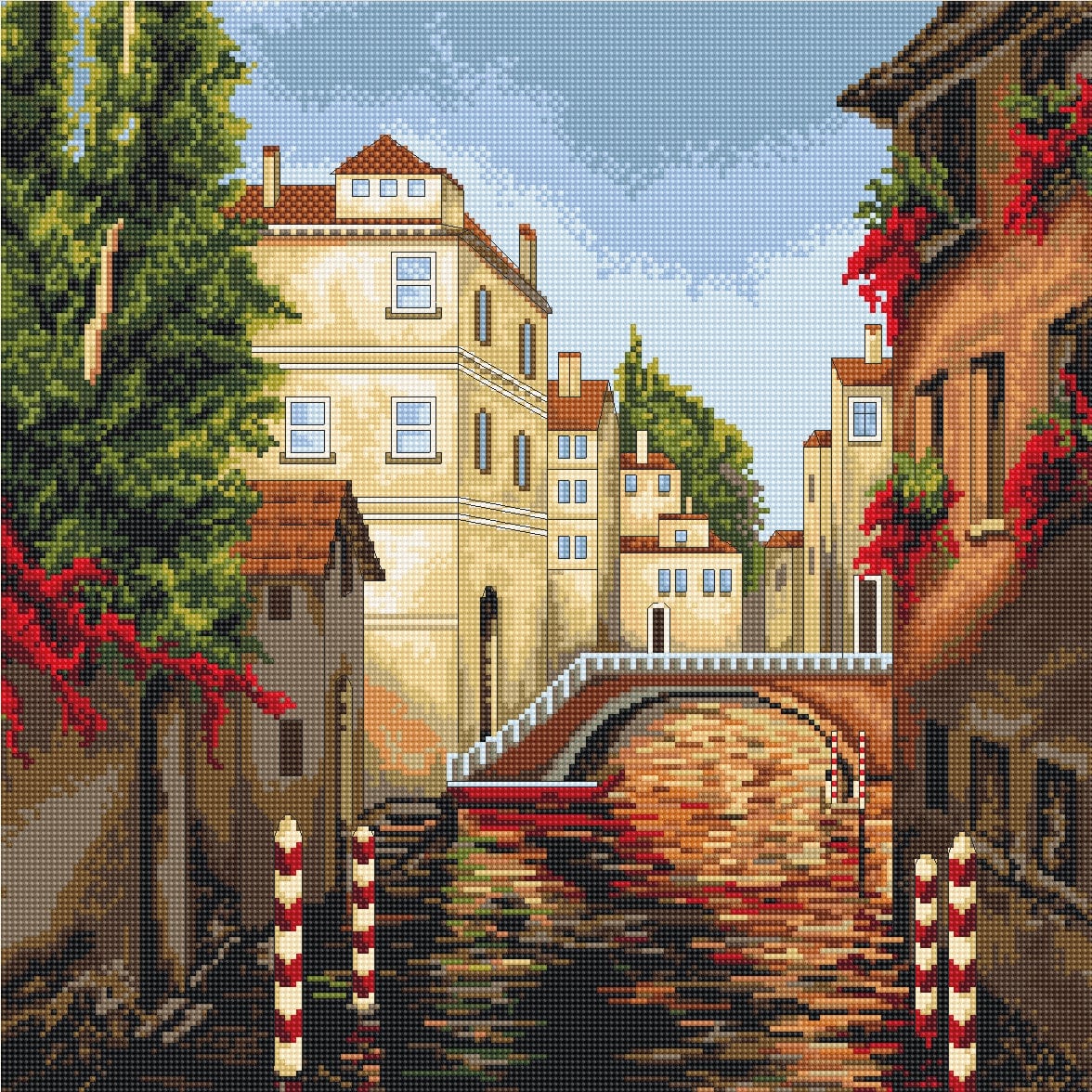 Luca-s / B202 Venice / Cross Stitch Kit - Etsy