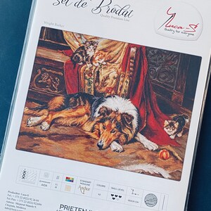 Luca-S B545 - Kit De Punto De Cruz, Algodón, Varios Colores, 66,5 X 45 Cm
