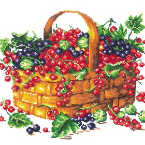 Magic Needle / 55-09 Summer Fruits, 26 x 22 cm / Cross Stitch Kit