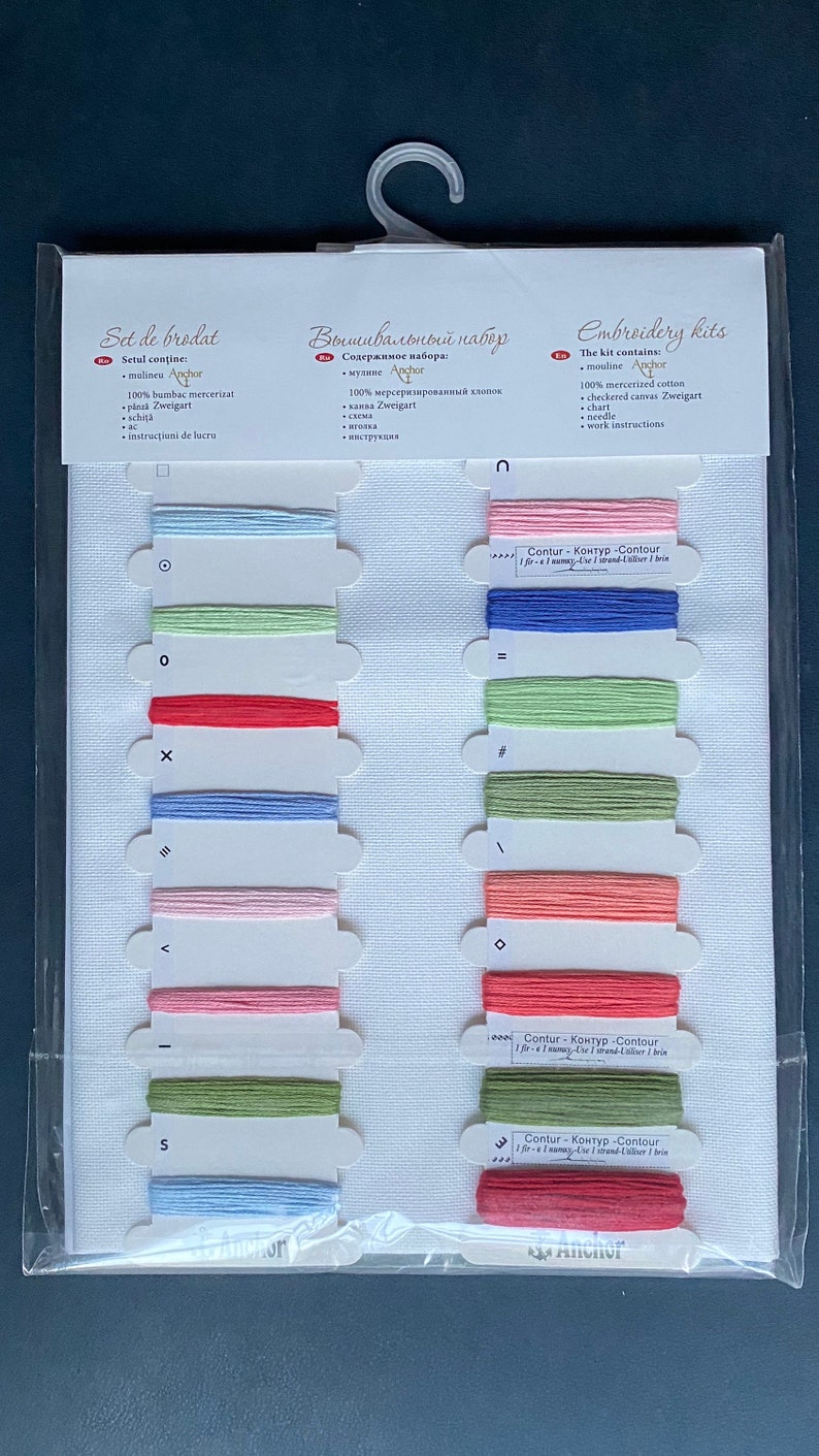 Embroidery Size 65x36 cm Cross Stitch Kit Luca-S FM011 Table Runner 75x46 cm