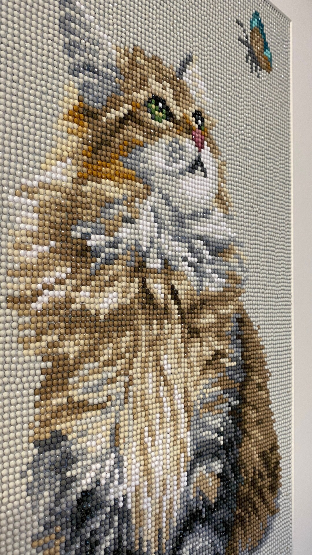 ダイヤモンドアート キット【LanArte】Forest cat il_1080xN.3742346465_cunz.jpg