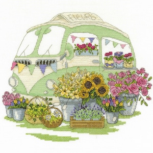 DMC / BK1547 die Blumen, entworfen von Jane Prutton / Cross Stitch Kit