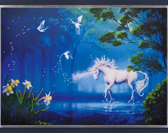 OVEN / PT-014 Unicorn / Bead Embroidery Kit