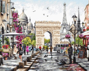 Luca-S / B2382 Paris, © Richard Macneil / Cross Stitch Kit